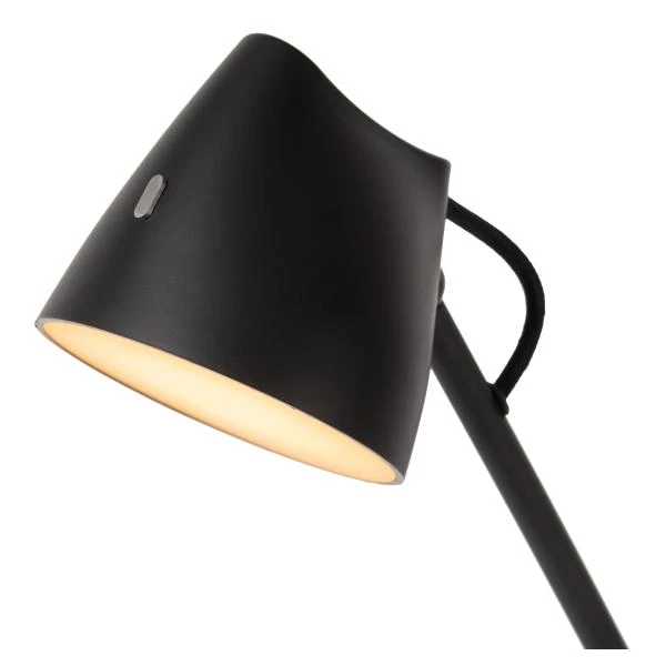 Lucide MILNE - Lampe de bureau - LED Dim. - 1x8W 2700K - Noir - détail 1